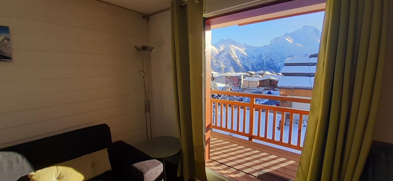 Charmant Studio 4 Pers Plein Centre Parking Prive Les Deux Alpes Extérieur photo